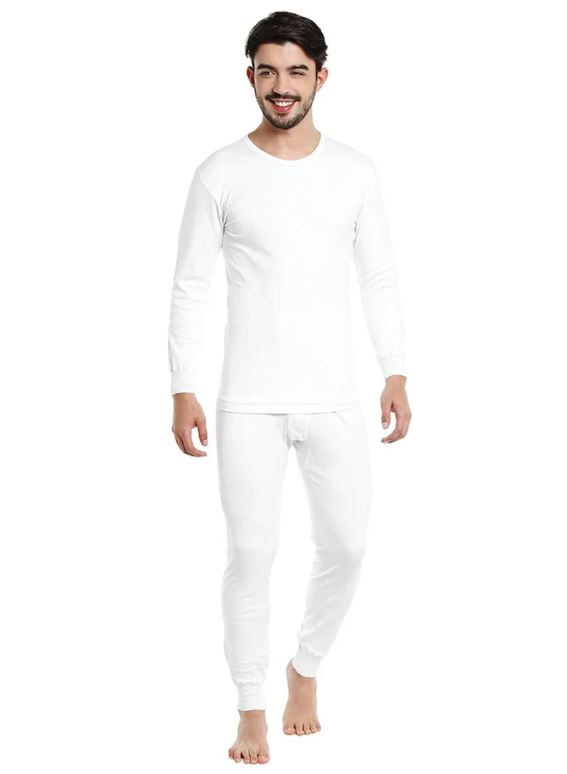 بي واي سي طقم ملابس داخلية حرارية شتوية دافئة للرجال قطن % ممشط بلوزة وبنطلون